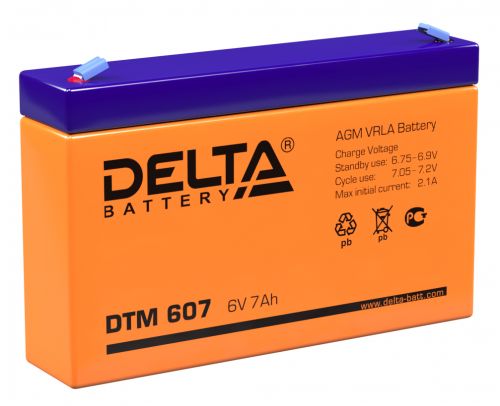 

Батарея Delta DTM 607, DTM 607