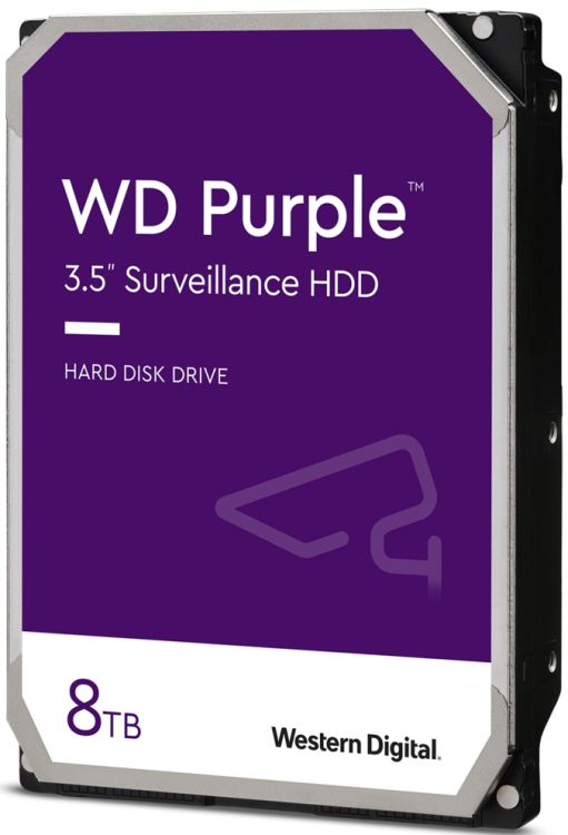 Жесткий диск 8TB SATA 6Gb/s Western Digital WD84PURZ WD Purple 3,5" 5640M 128MB DV&NVR