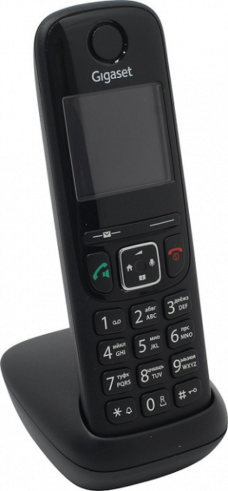 Дополнительная трубка DECT Gigaset AS690HX S30852-H2876-S301 черная для AS690