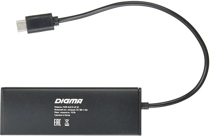 фото Digma HUB-4U2.0-UC-B