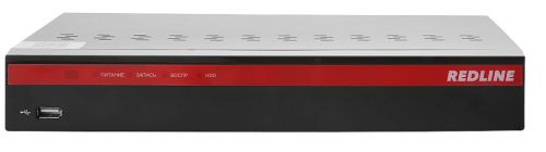 Видеорегистратор REDLINE RL-NVR32C-8H IP-канал 32 канала, до 12МП, Пропускная способность 320 Мбит/c