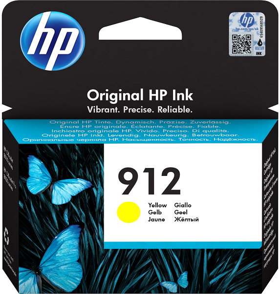 

Картридж HP 912 3YL79AE желтый (315стр.) для HP DJ IA OfficeJet 801x/802x, 912