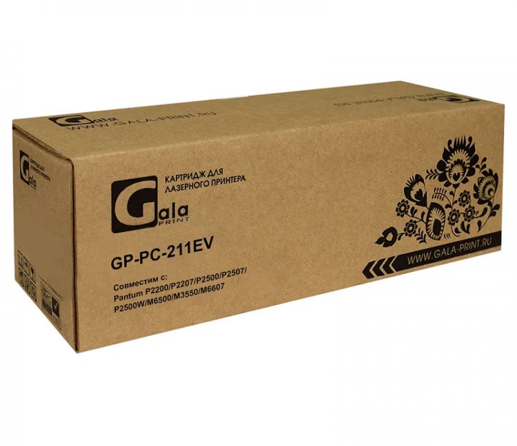Картридж GalaPrint GP-PC-211EV-MPS для принтеров Pantum P2200/P2207/P2500/P2507/P2500W/M6500/M6550/M6607 6000 копий