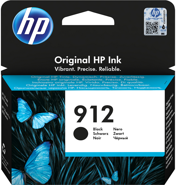 

Картридж HP 912 3YL80AE черный (300стр.) для HP DJ IA OfficeJet 801x/802x, 912