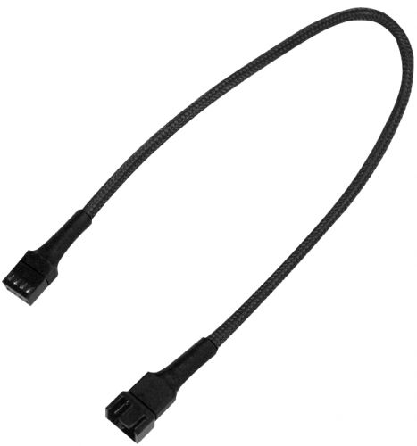 Удлинитель Nanoxia NXPWV30 4-pin PWM, 30см, черный