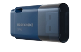 

Накопитель USB 2.0 32GB More Choice MF32 Dark Blue, MF32