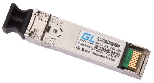 

Модуль SFP+ GIGALINK GL-OT-ST05LC2-0850-0850-M, GL-OT-ST05LC2-0850-0850-M