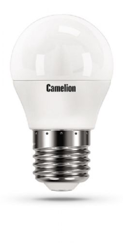 Лампа светодиодная Camelion LED3-G45/845/E27 3Вт/30Вт, E27, 207-240В, 4500К, 260лм, шар (11376)