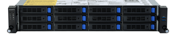 Серверная платформа 2U GIGABYTE R282-Z93 (2*LGA4094, 32*DDR4 (3200), 12*3,5/2,5 SATA/SAS/Gen4, 2xPCIe-X16, 2*USB, VGA, 2*2000W) серверная платформа 2u gigabyte r283 s90 2 lga4677 c741 32 ddr5 5600 12 3 5 2 5 gen4 nvme sata sas hs 2 2 5 sata sas hs 5 pcie 2 glan mla