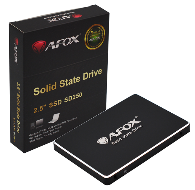Накопитель SSD 2.5'' Afox SD250-128GN SD250 128GB SATA 6Gb/s 430/380MB/s RTL