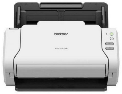 Документ-сканер Brother ADS-2700W A4, 35 стр/мин, 512Мб, дуплекс, DADF50, сенс.экран, WiFi, LAN, USB