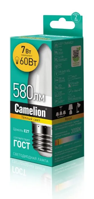 фото Camelion LED7-C35/830/E27