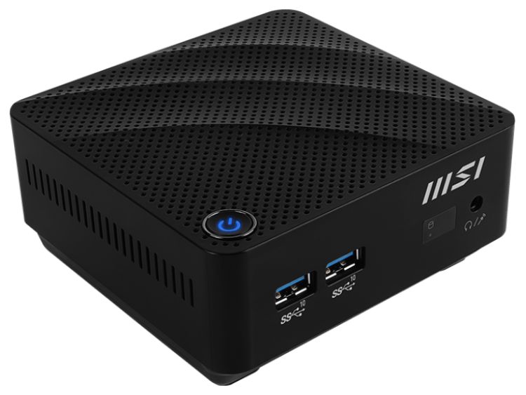 

Неттоп MSI Cubi N JSL-040RU slim 9S6-B0A111-066 N6000/4GB/12/8GB/ SSD/UHD Graphics/GbitEth/WiFi/BT/Win11Pro/черный, Cubi N JSL-040RU slim