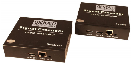 Комплект OSNOVO TLN-Hi/2+RLN-Hi/2 передатчик+приемник, для передачи HDMI, ИК управления, RS232 по сети Ethernet. Расстояние передачи точка-точка до комплект osnovo tln hi 2 rln hi 2 передатчик приемник для передачи hdmi ик управления rs232 по сети ethernet расстояние передачи точка точка до