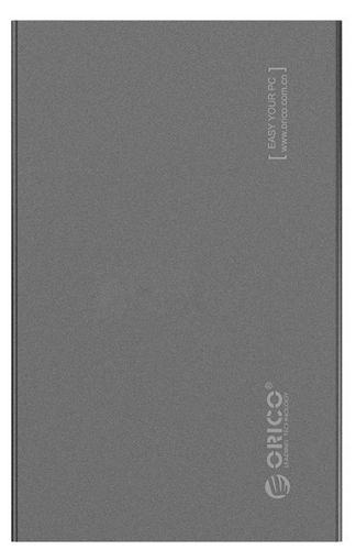 Контейнер Orico 2518S3-GY для SSD / HDD 2,5 " . Материал корпуса : Алюминиевый сплав, ABS огнестойки