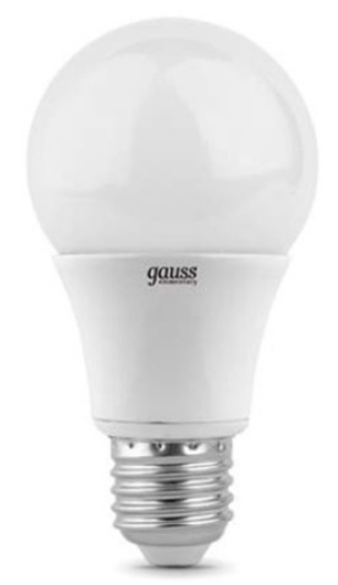 

Лампа светодиодная Gauss 23221P LED Elementary A60 11W E27 4100K 1/50 (2 лампы в упаковке), 23221P