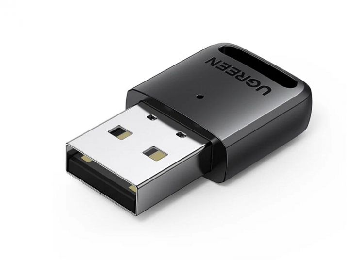 

Адаптер UGREEN CM591 90225 BT 5.3 USB-А, черный, CM591