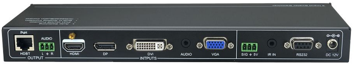 

Коммутатор презентационный Digis SS-1819 4х1 с x1 HDMI + x1 DP / DVI / VGA in, x1 HDBT out. 4K 60Гц 4:2:0, HDMI 1.4 (10,2 Гб/с), HDCP 2.2, IR, RS232,, SS-1819