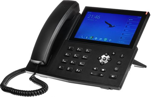 Телефон VoiceIP QTECH QIPP-700PG 20 линий SIP, 26 клавиши, цветной сенсорный ЖК дисплей 7" с подсвет