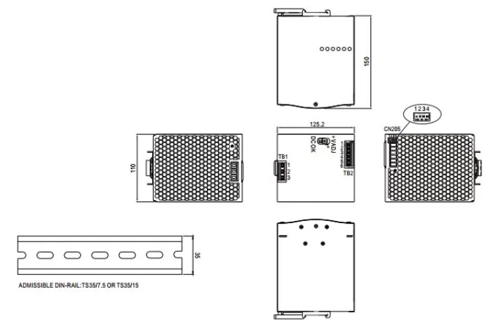 фото Mean Well SDR-960-24