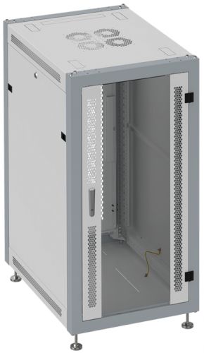 Шкаф напольный 19", 33U SYSMATRIX SL 6033.714 600x1000x1600mm (ШхГхВ) передняя дверь стеклянная, зад
