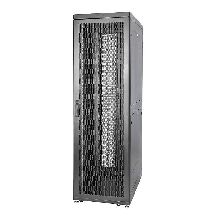 

Шкаф напольный 19", 42U Eurolan 60F-42-6C-94BL Rackcenter 600*1200, без боковых стенок, 60F-42-6C-94BL