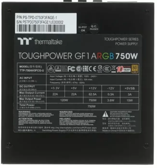 Thermaltake Toughpower GF3 ARGB