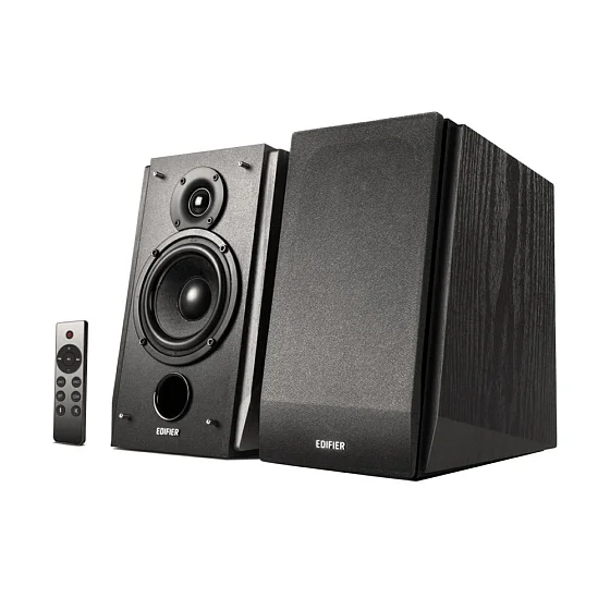 

Компьютерная акустика 2.0 Edifier R1855DB Matte Black активные, 70W RMS, 60-20000Гц, дерево, пульт ДУ, BT 5.0,выход на сабвуфер,Opt/Coaxial,2 RCA, R1855DB Matte Black