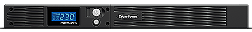 Источник бесперебойного питания CyberPower PR1000ELCDRT1U line-Interactive 1000VA/670W USB/RS-232/EPO/SNMPslot (6 IEC С13)