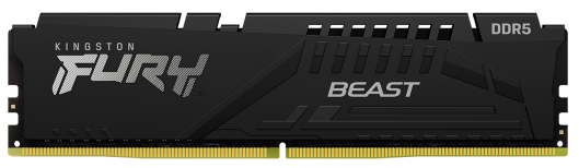 

Модуль памяти DDR5 16GB (2*8GB) Kingston FURY KF560C40BBK2-16 Beast black 6000MHz CL40 радиатор 1.1V, KF560C40BBK2-16