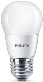 

Лампа светодиодная Philips 929002971207 6W, 620lm, E27, 827, P45, матовая, 929002971207