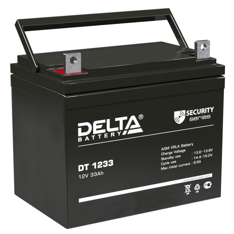 Батарея Delta DT 1233 12В, 33Ач