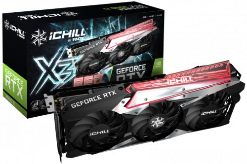 Видеокарта PCI-E Inno3D GeForce RTX 3060 Ti iChill X3 RED (C306T3-08D6X-1671VA39H)