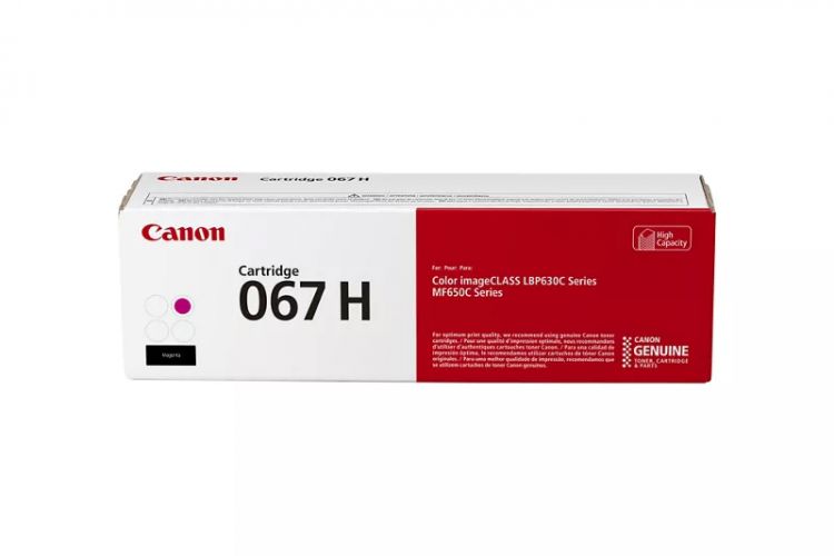 

Тонер-картридж Canon 067H M 5104C002 для i-SENSYS LBP631/633 и MF651/655/657 красный , 2350 стр., 067H M