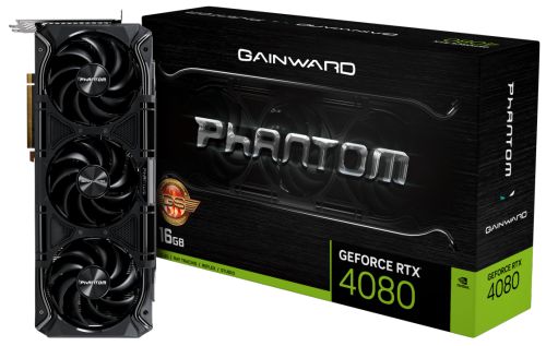 Видеокарта PCI-E Gainward GeForce RTX 4080 Phantom GS (NED4080S19T2-1030P) 16GB GDDR6X 256bit 5nm 22 - фото 1