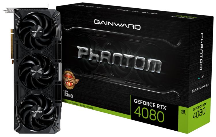 

Видеокарта PCI-E Gainward GeForce RTX 4080 Phantom GS (NED4080S19T2-1030P) 16GB GDDR6X 256bit 5nm 22, GeForce RTX 4080 Phantom GS (NED4080S19T2-1030P)