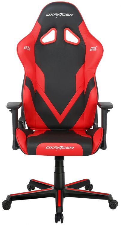 

Кресло игровое DxRacer OH/G8000/NR черный/красный, PU-кожа, мультиблок, 4D подлокотники, до 150 кг, OH/G8000/NR