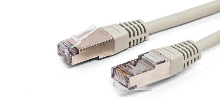 Кабель патч-корд F/UTP 5e кат. 0.5м Filum FL-F5-0.5M 26AWG(7x0.16 мм), омедненный алюминий (CCA), PVC, серый