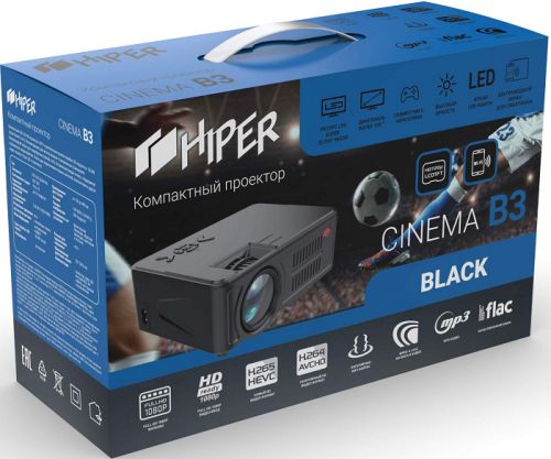 Проектор HIPER Cinema B3 CINEMA B3 BLACK - фото 5