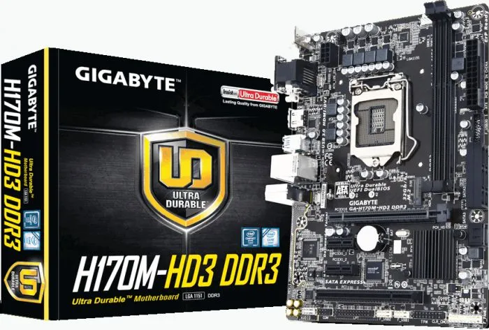 GIGABYTE GA-H170M-HD3 DDR3