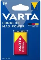 фото Varta LONGLIFE MAX POWER (MAX TECH) Крона 6LR61