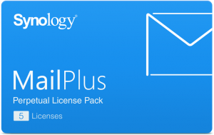 

Модуль Synology MAILPLUS 5 LICENSES 5 учетных записей электронной почты, MAILPLUS 5 LICENSES