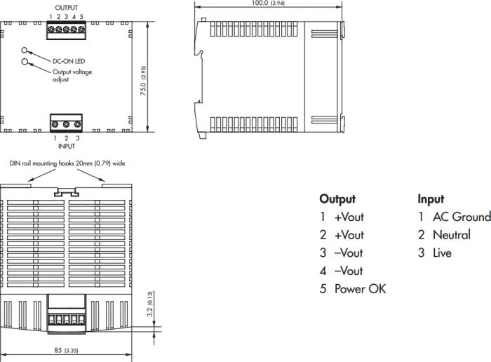 фото TRACO POWER TCL 120-124