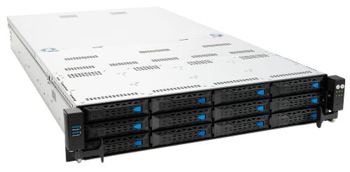 Серверная платформа 2U ASUS RS520A-E11-RS12U (SP3, 16*DDR4 (3200), 12*3.5" HS, 2*M.2, 3*PCIE, 2*10Gl