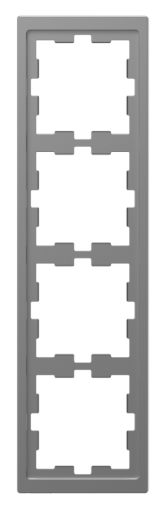 

Рамка Schneider Electric MTN4040-6536 Merten D-Life 4-ая нержавеющая сталь, MTN4040-6536