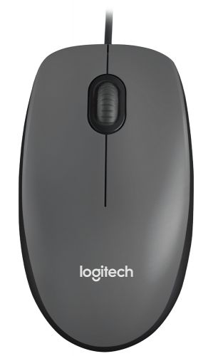 Мышь Logitech M90 910-001794 dark grey, USB