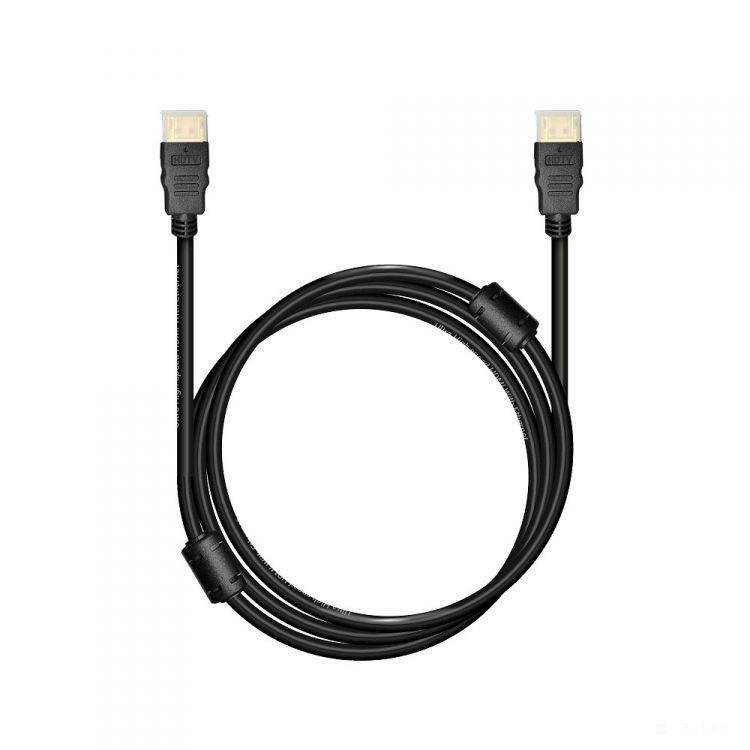 

Кабель интерфейсный HDMI-HDMI BION BXP-HDMI21-020 v2.1, 19M/19M, 3D, 8K UHD, экран, ферритовые кольца, 2м, черный, BXP-HDMI21-020