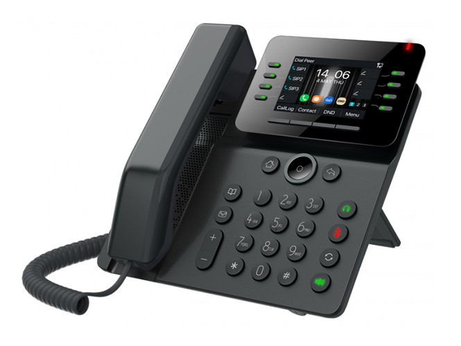 Телефон VoiceIP Fanvil V63 6 линий SIP, 2х10/100/1000, цветной 2,7