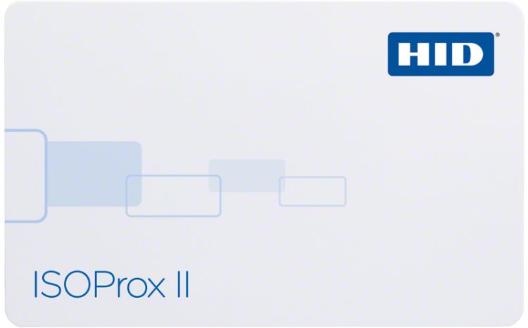 Карта HID ISOProx II тонкая, под прямую печать, 54,0х85,7х0,9 мм