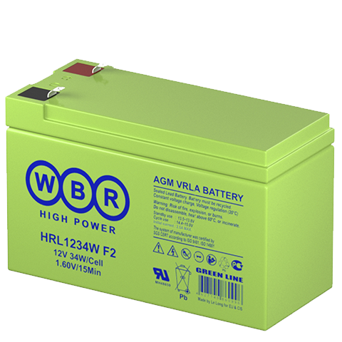 

Аккумулятор WBR HRL1234W 12V, 9Ah, HRL1234W